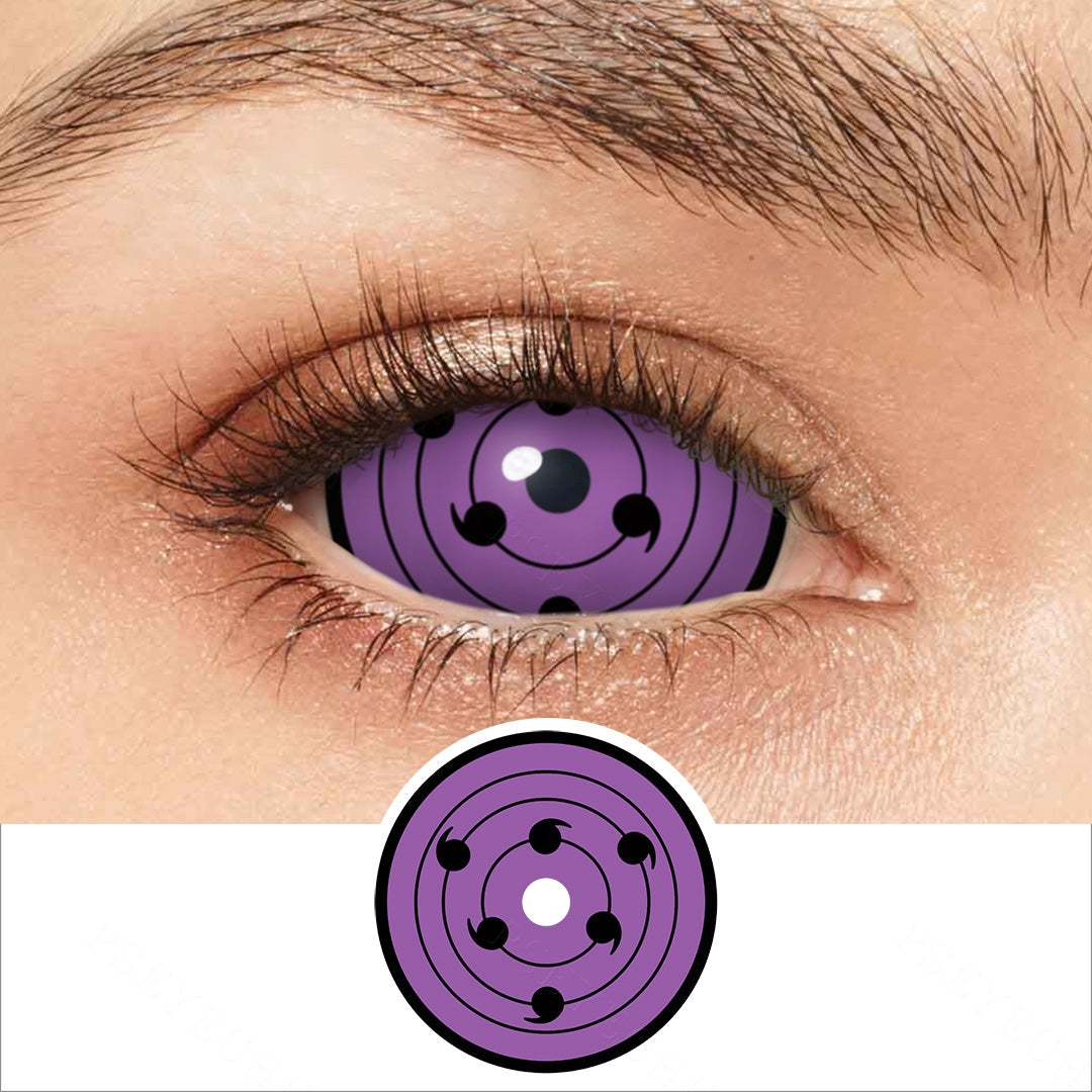 Sasuke 6 Tomoe Rinnegan Sclera Contacts (Available in 4 Color) Main image