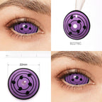 Sasuke 6 Tomoe Rinnegan Sclera Contacts (Available in 4 Color)