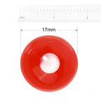 All Red Mini Sclera Contacts