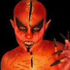 All Red Mini Sclera Contacts