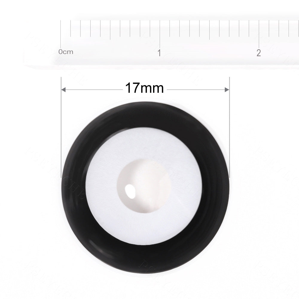 Black And White Mini Sclera Contacts