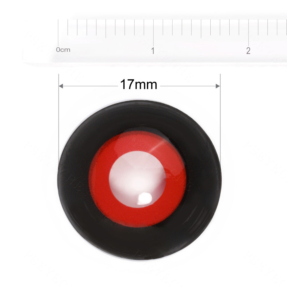 Tokyo Ghoul Black And Red Mini Sclera Contacts