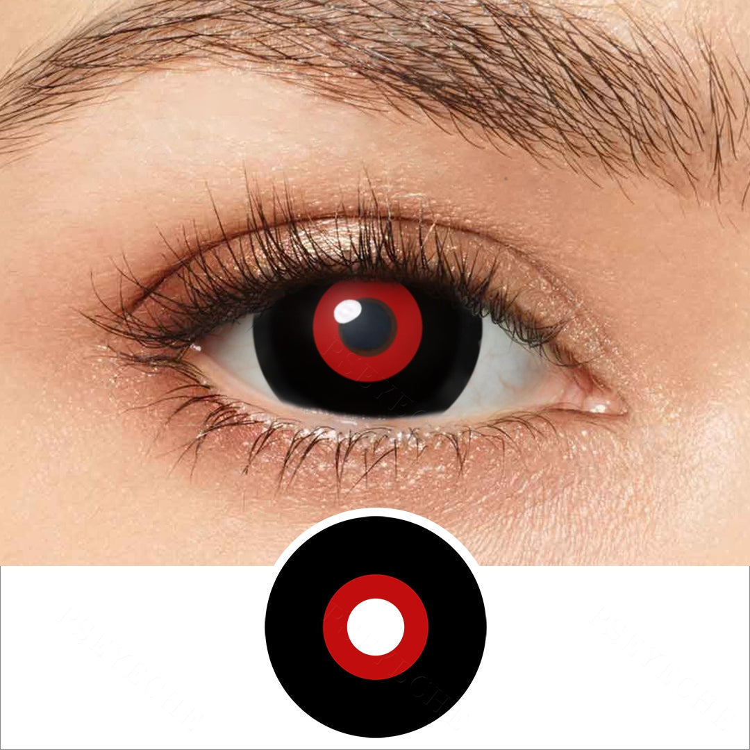 Tokyo Ghoul Black And Red Mini Sclera Contacts Main image