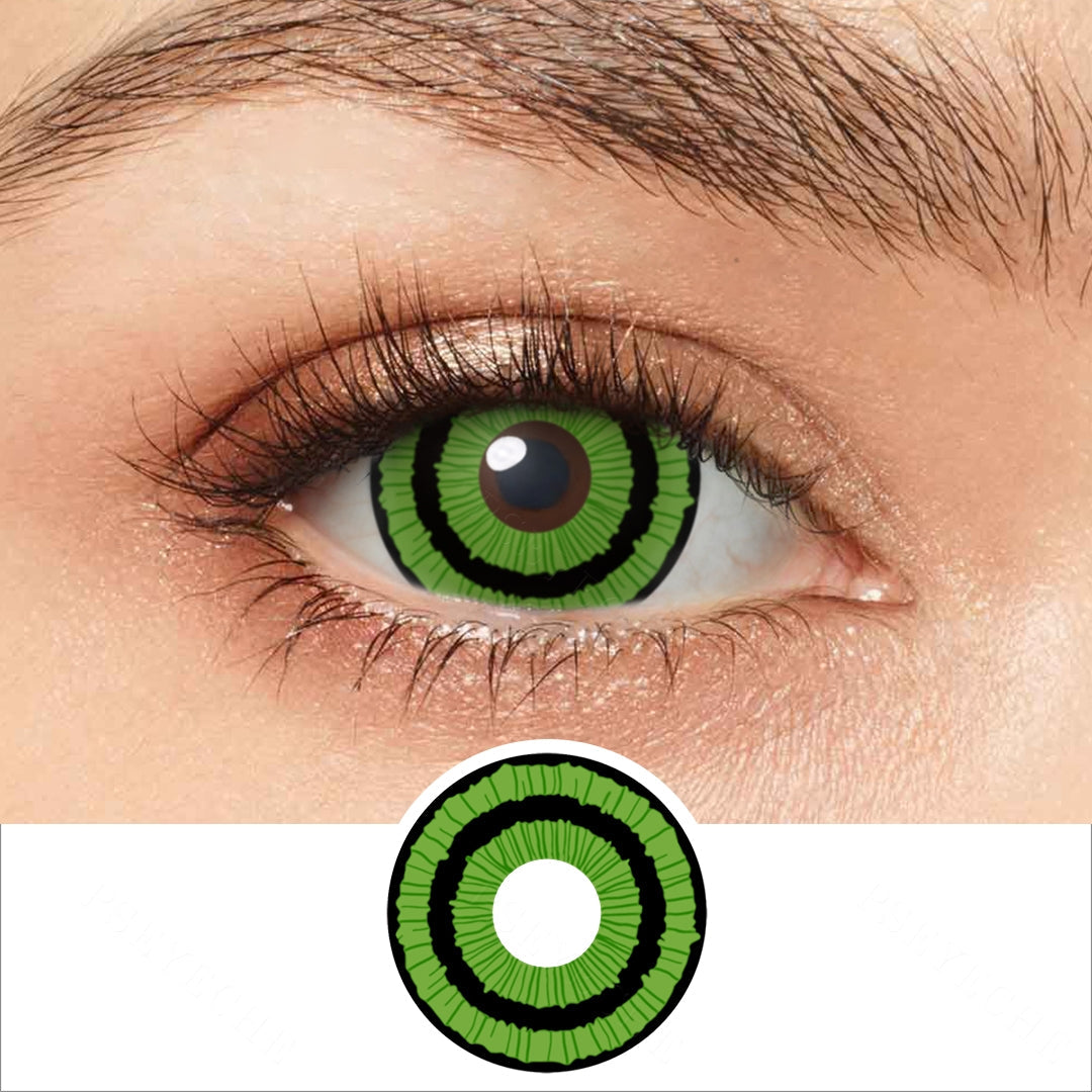 Green Goblin Mini Sclera Contacts Main image