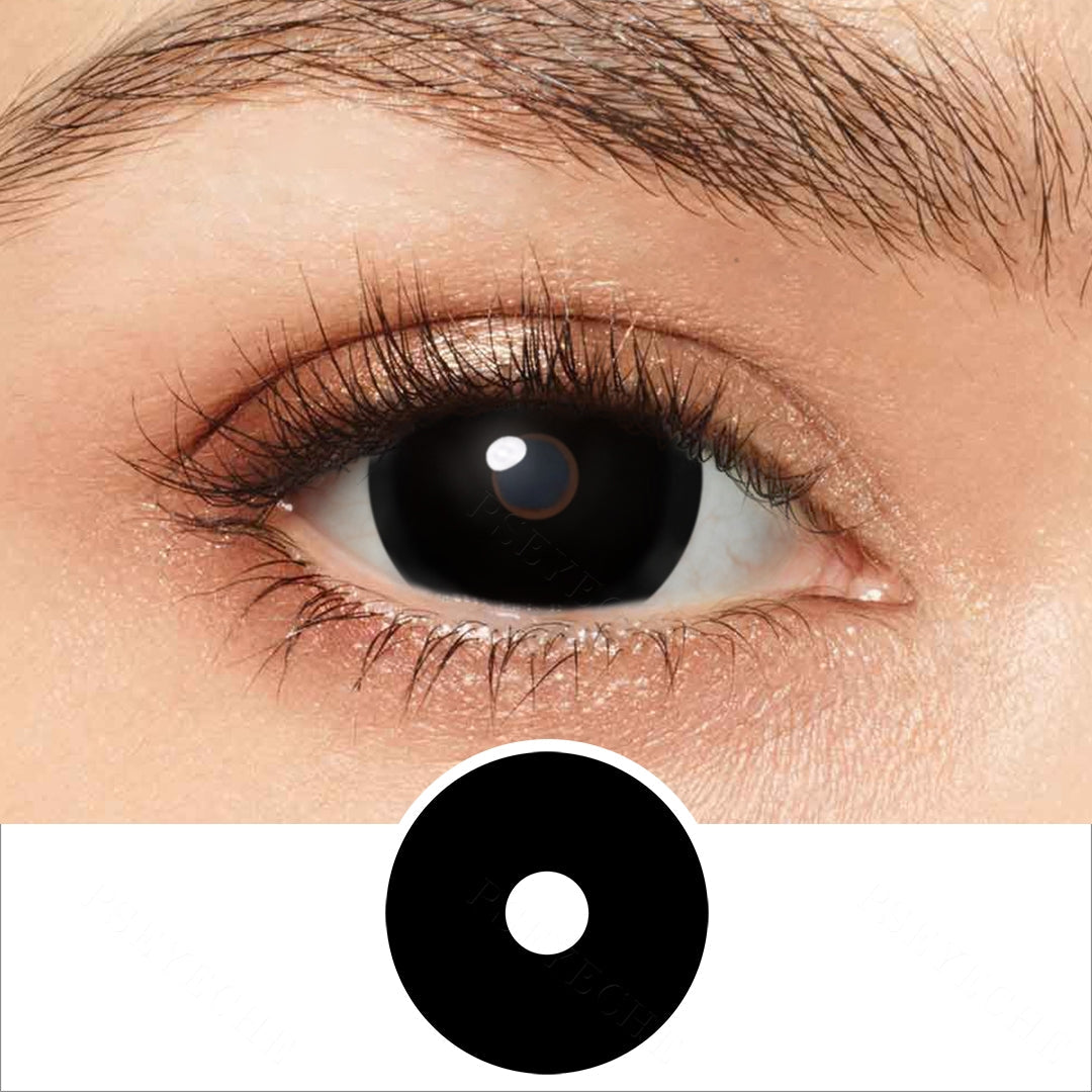 All Black Mini Sclera Contacts