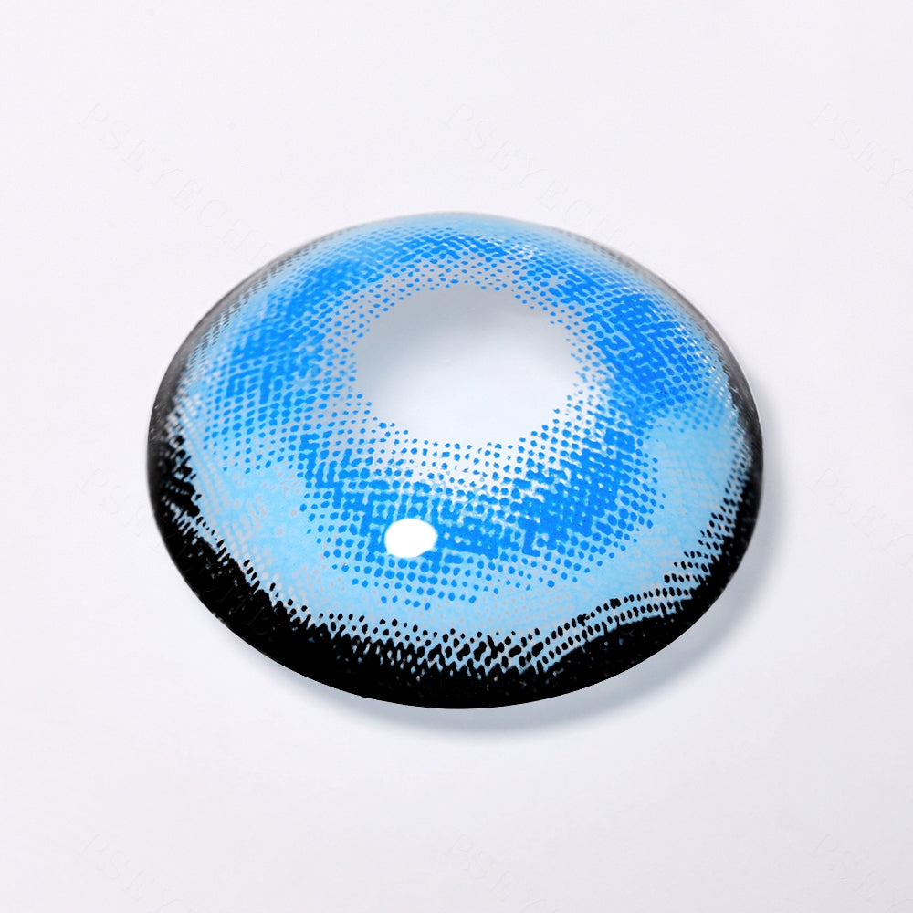 Aquaman Blue Mini Sclera Contacts Secondary image