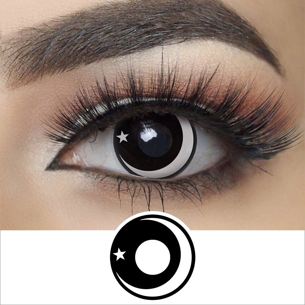 White Galaxy Halloween Contacts Main image