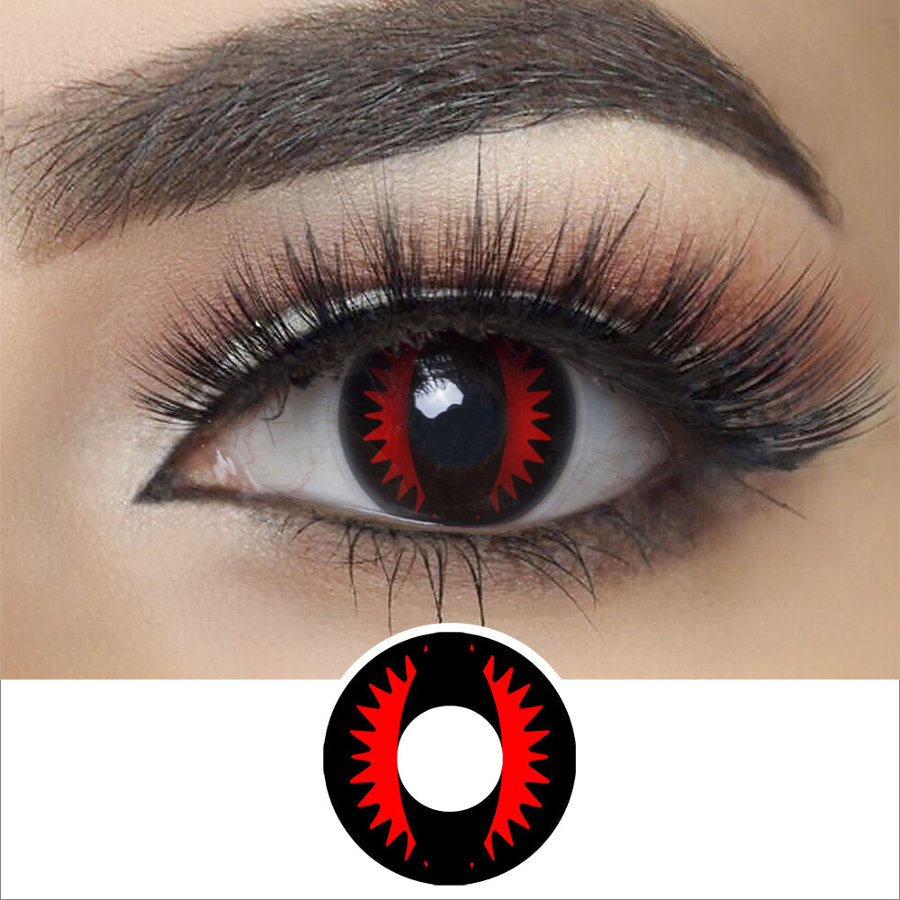 Fire Dragon Eye Halloween Contacts Main image