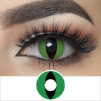 Green Cat Eye Halloween Contacts