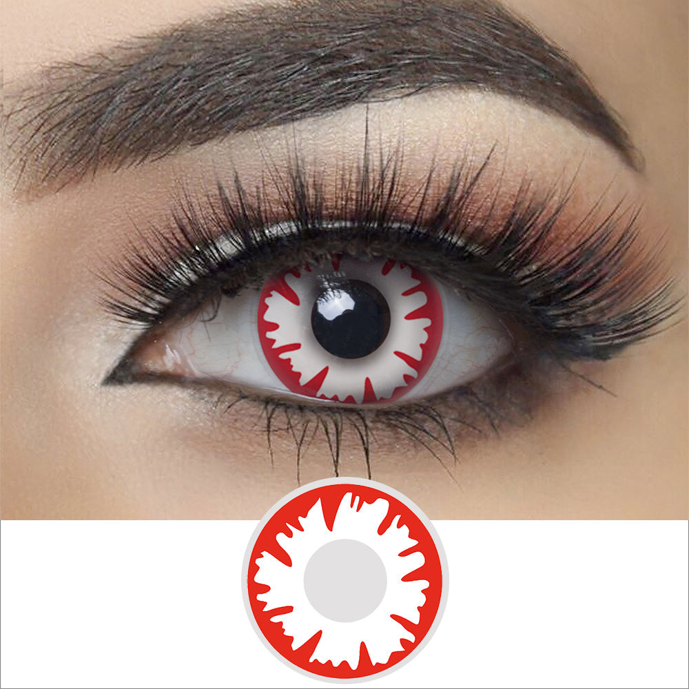 White Demon Halloween Contacts Main image