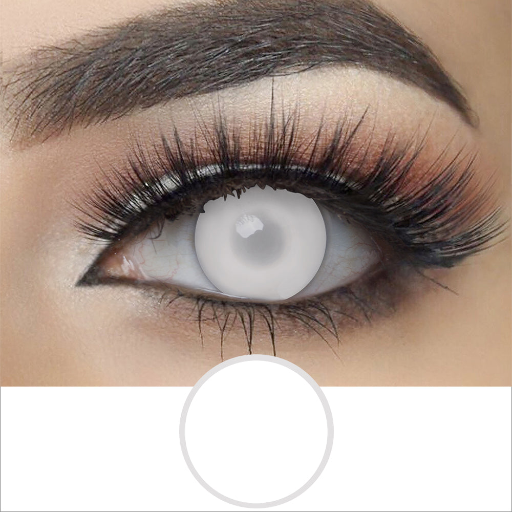 Blind White Halloween Contacts Main image