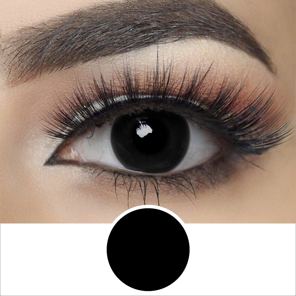 Blind Black Halloween Contacts Main image