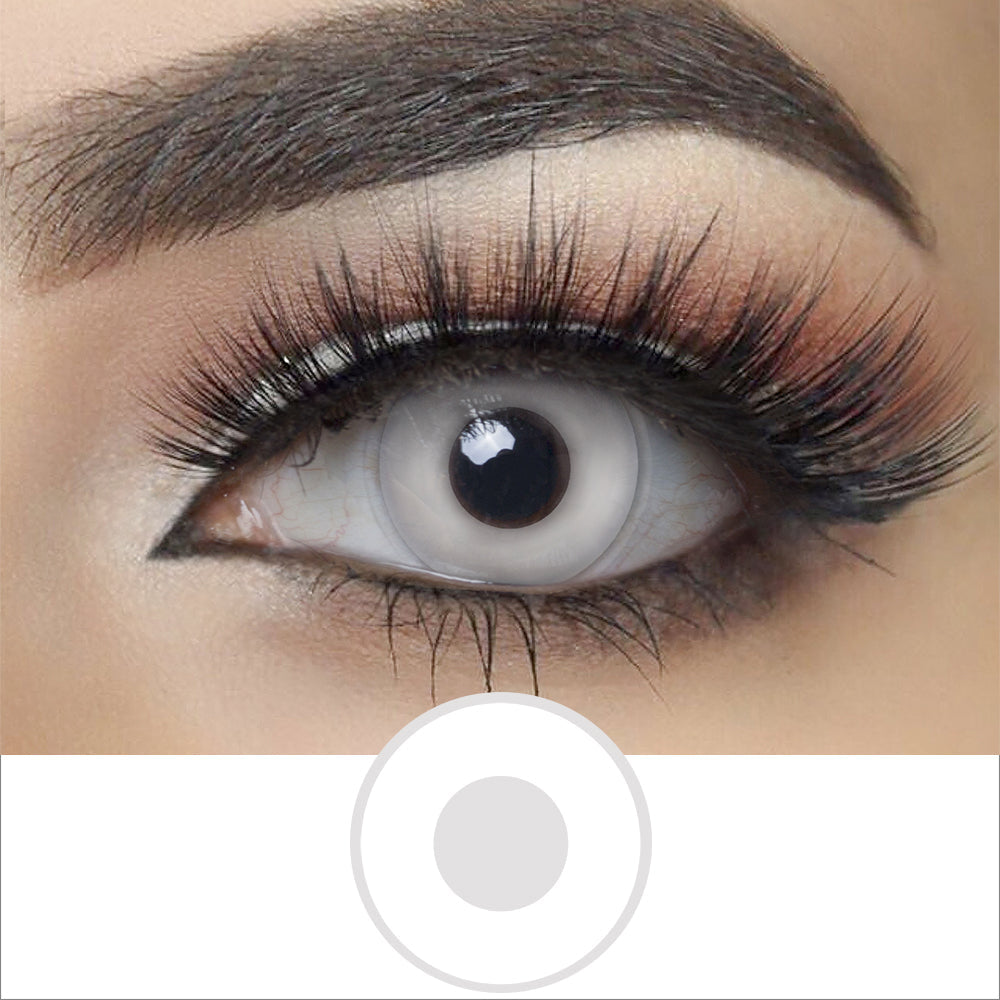 Whiteout Halloween Contacts
