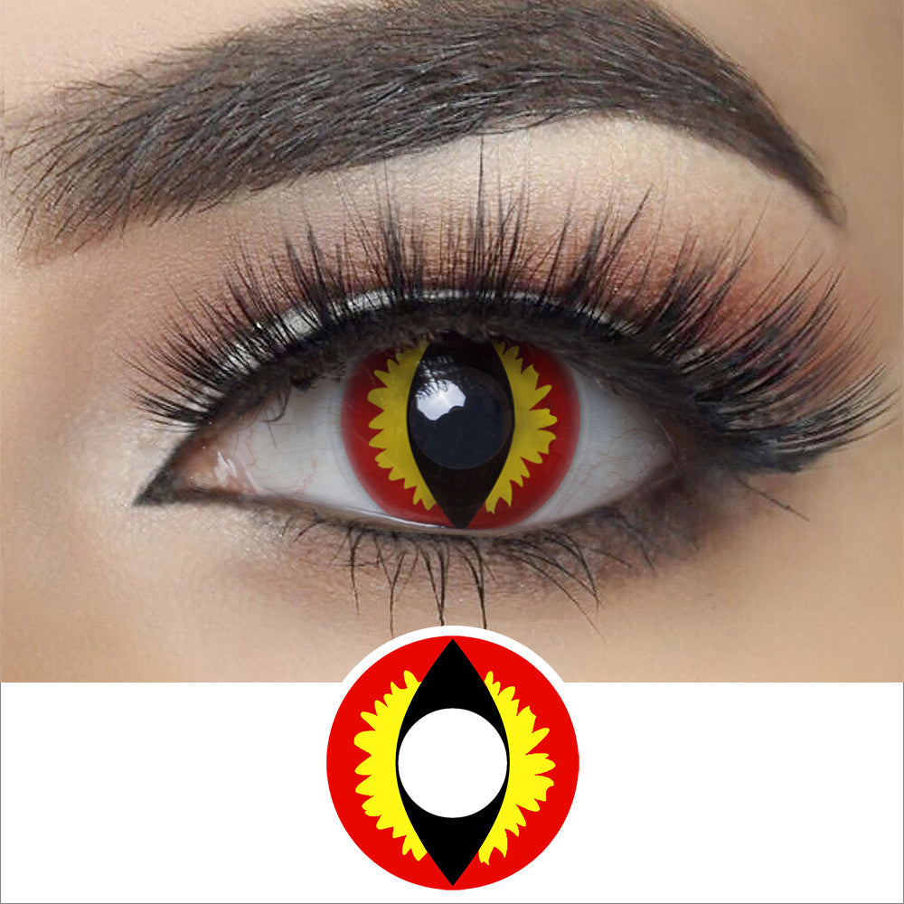 Red Lizard Halloween Contacts Main image