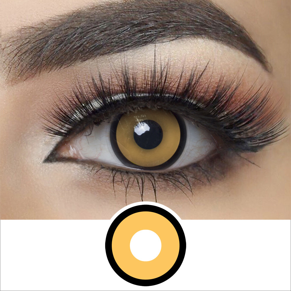 Yellow Manson Halloween Contacts Main image