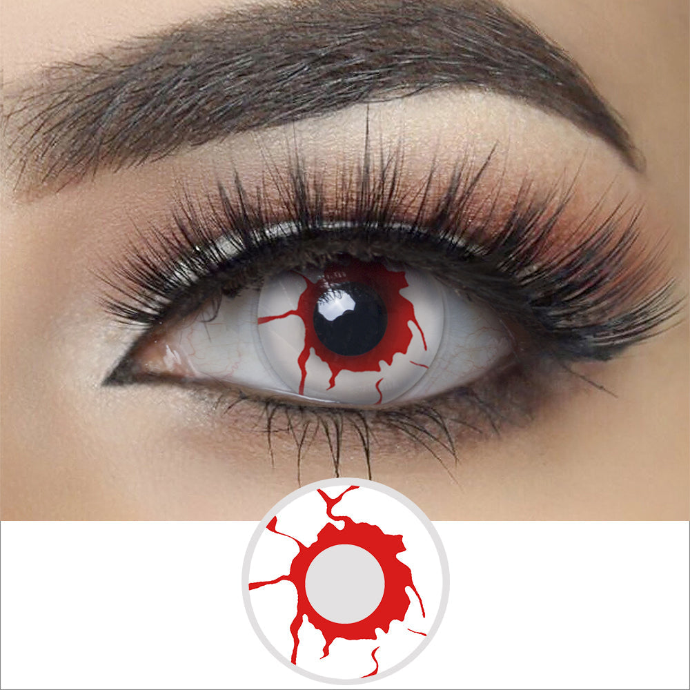 Blood Shot Halloween Contacts Main image