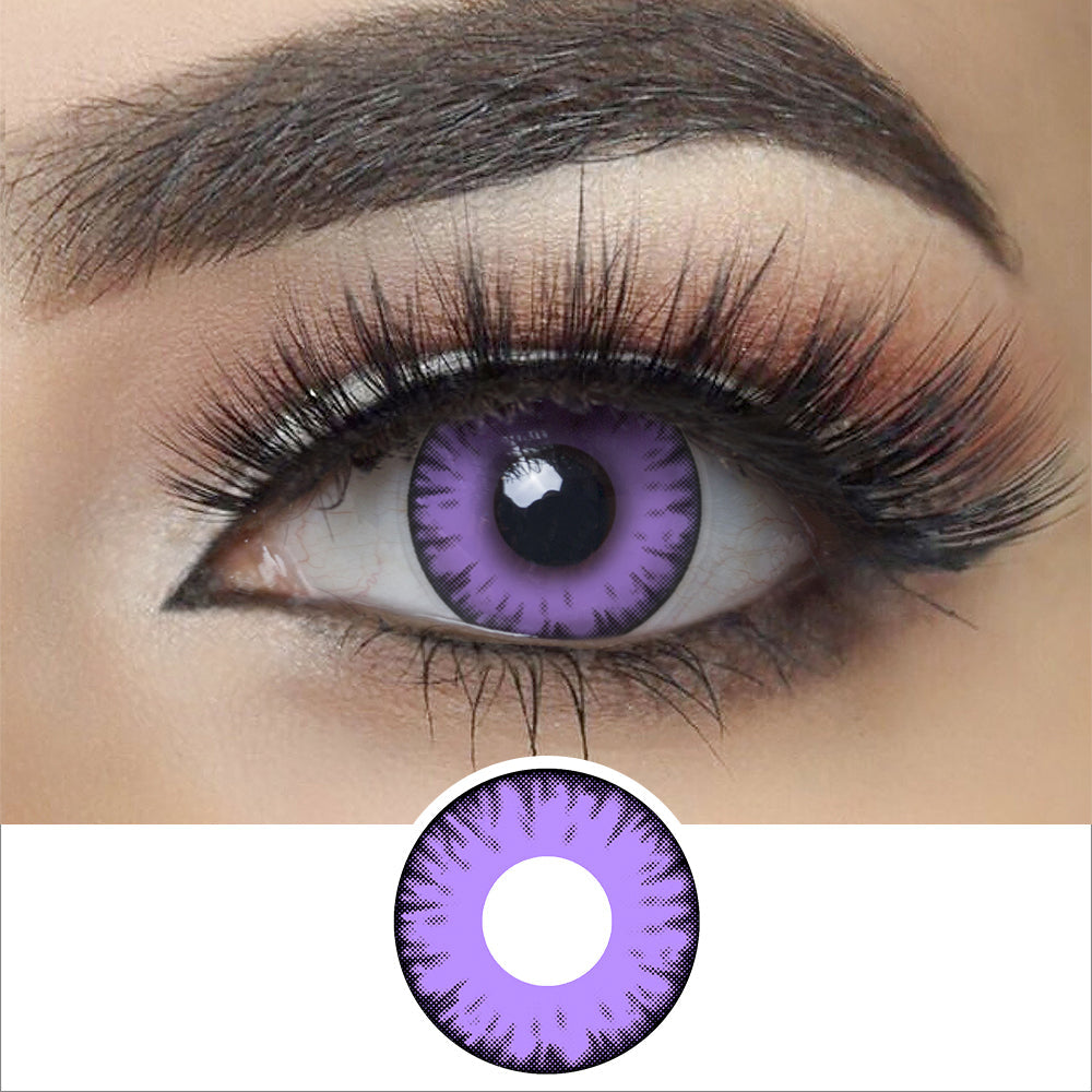 Purple Vampire Halloween Contacts for Twilight Main image