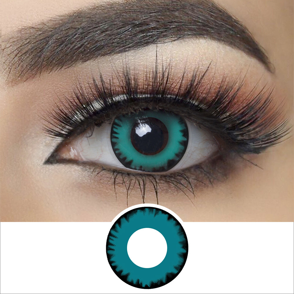 Green Elf Halloween Contacts Main image