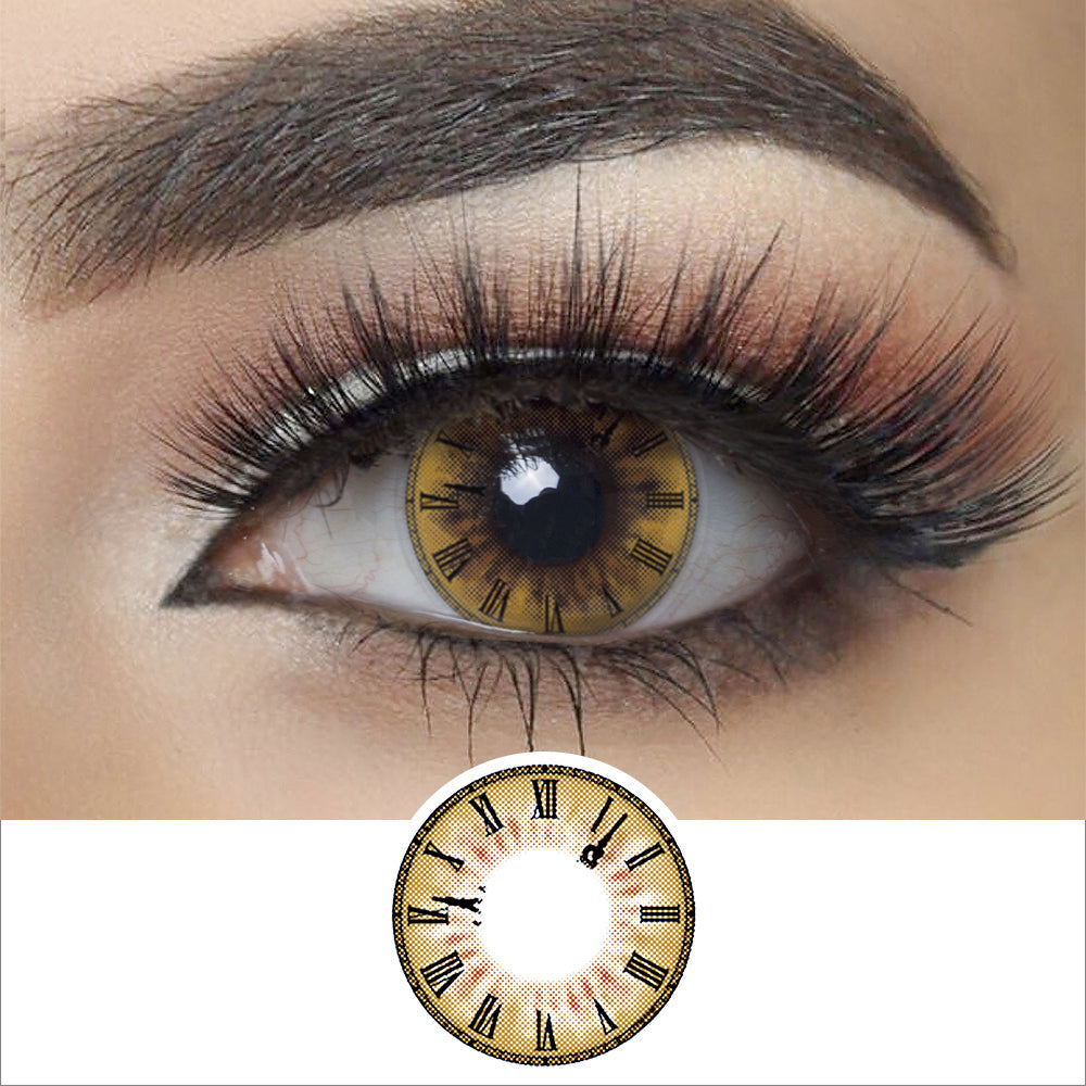 Roman Clock Halloween Contacts Main image