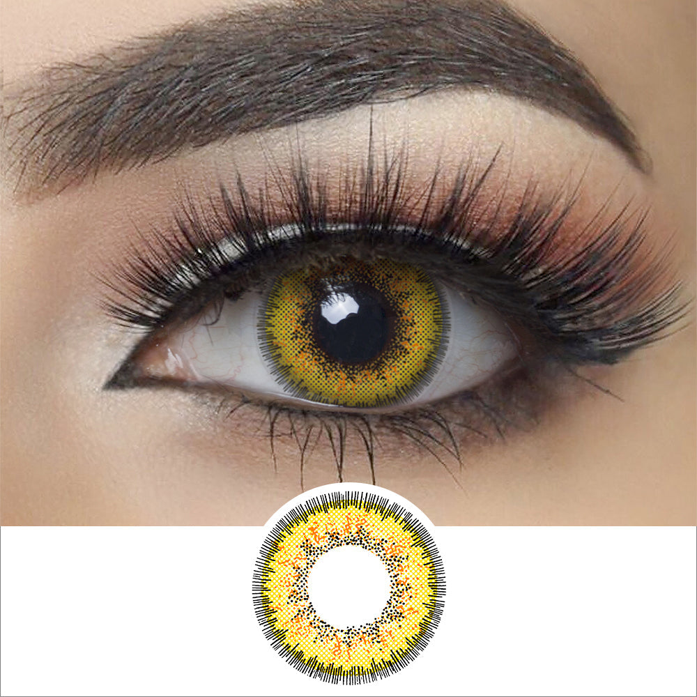 Envy Yellow Halloween Contacts Main image