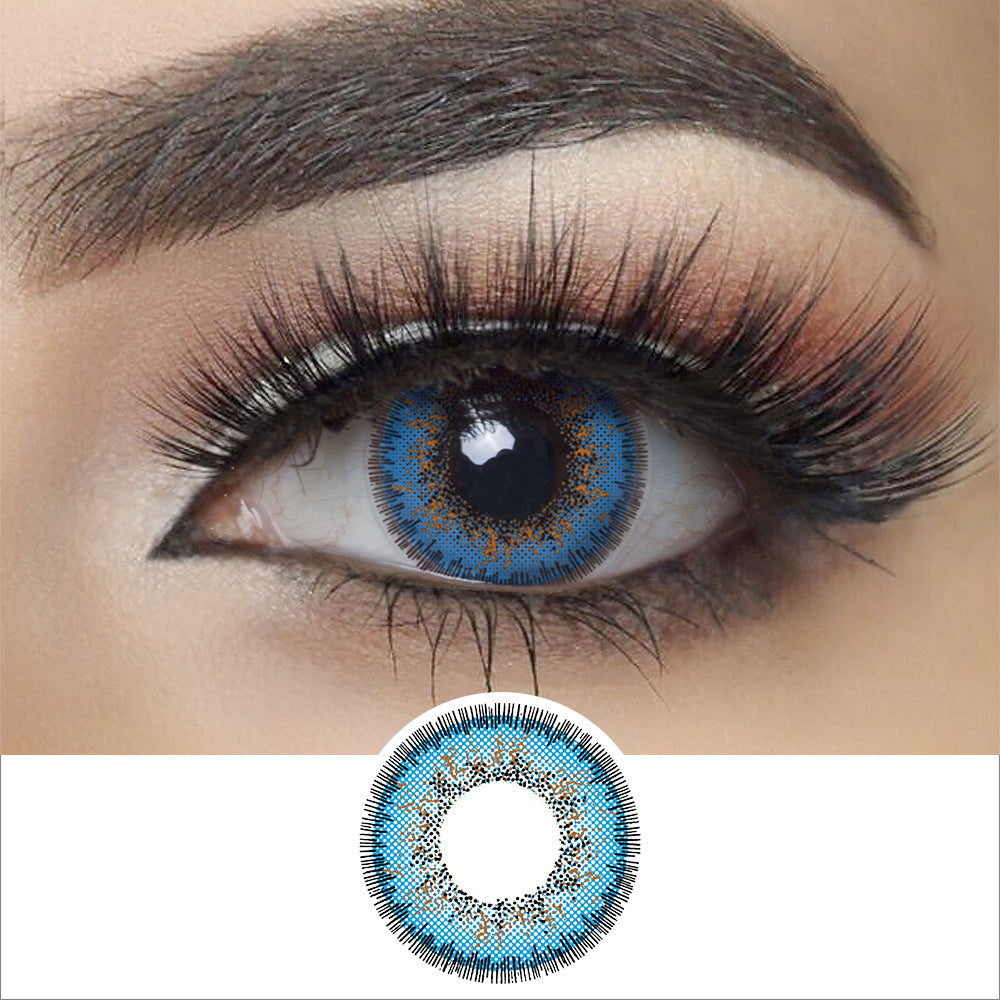 Envy Blue Halloween Contacts Main image