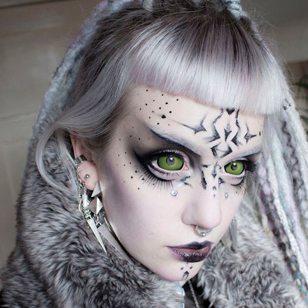 Green Demon Sclera Contacts