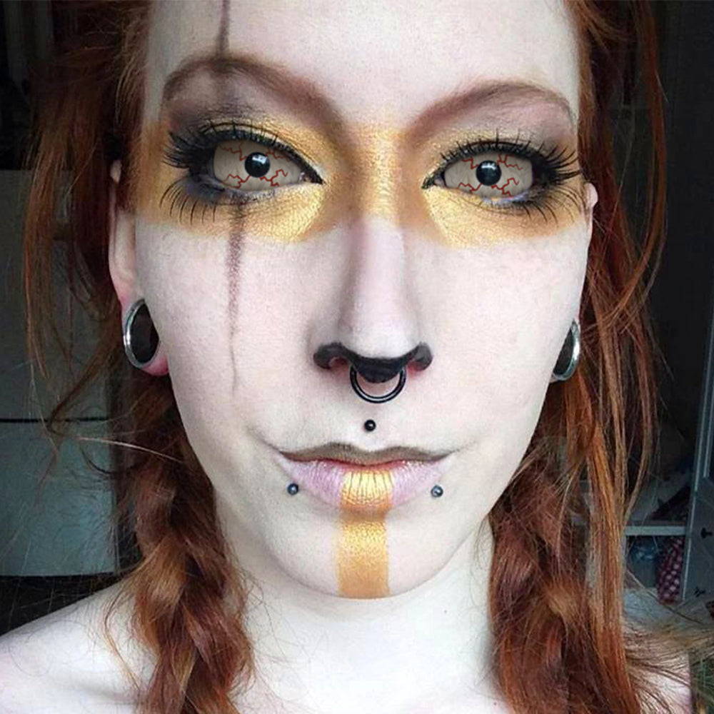 Bloody Crack Sclera Contacts