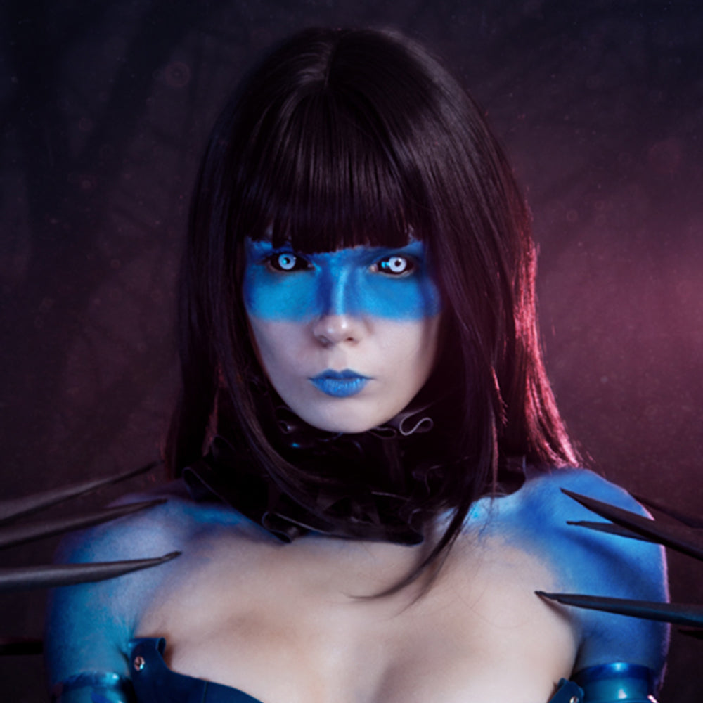 Black And White Sclera Contacts