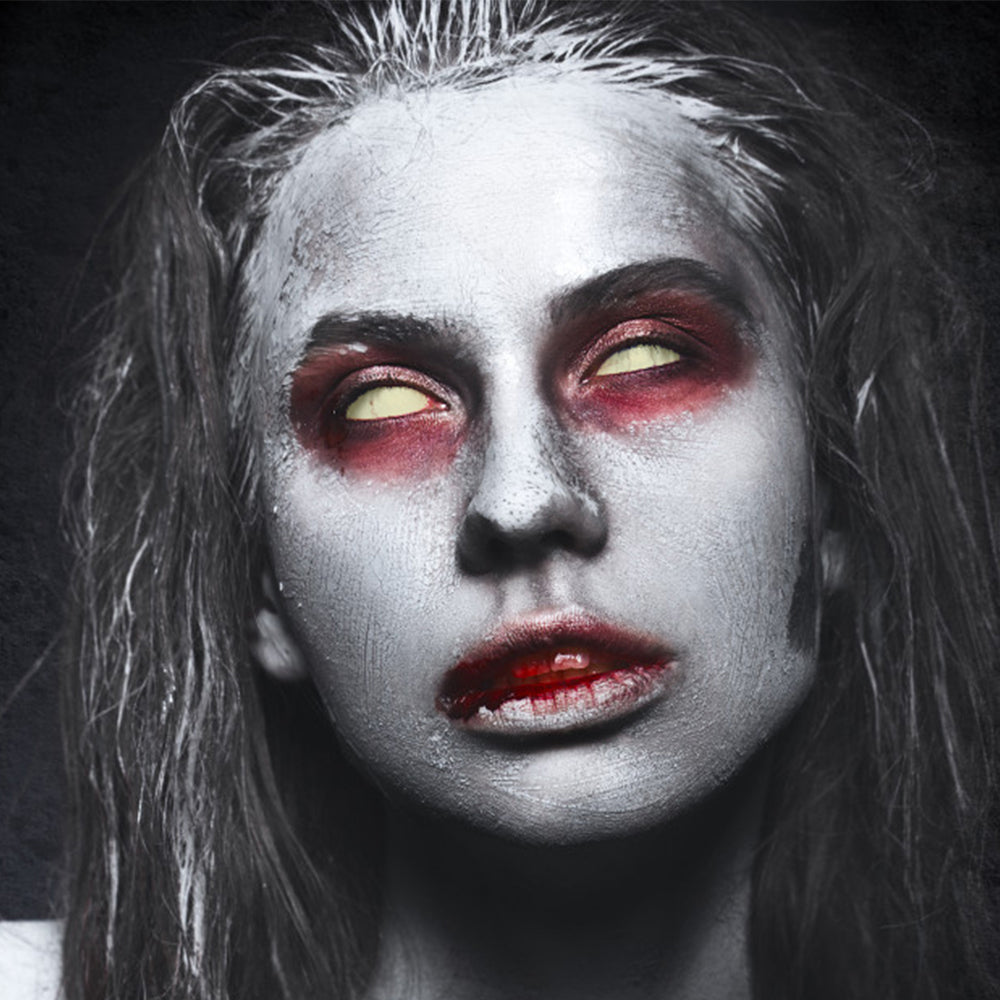 Blind Yellowish Sclera Contacts