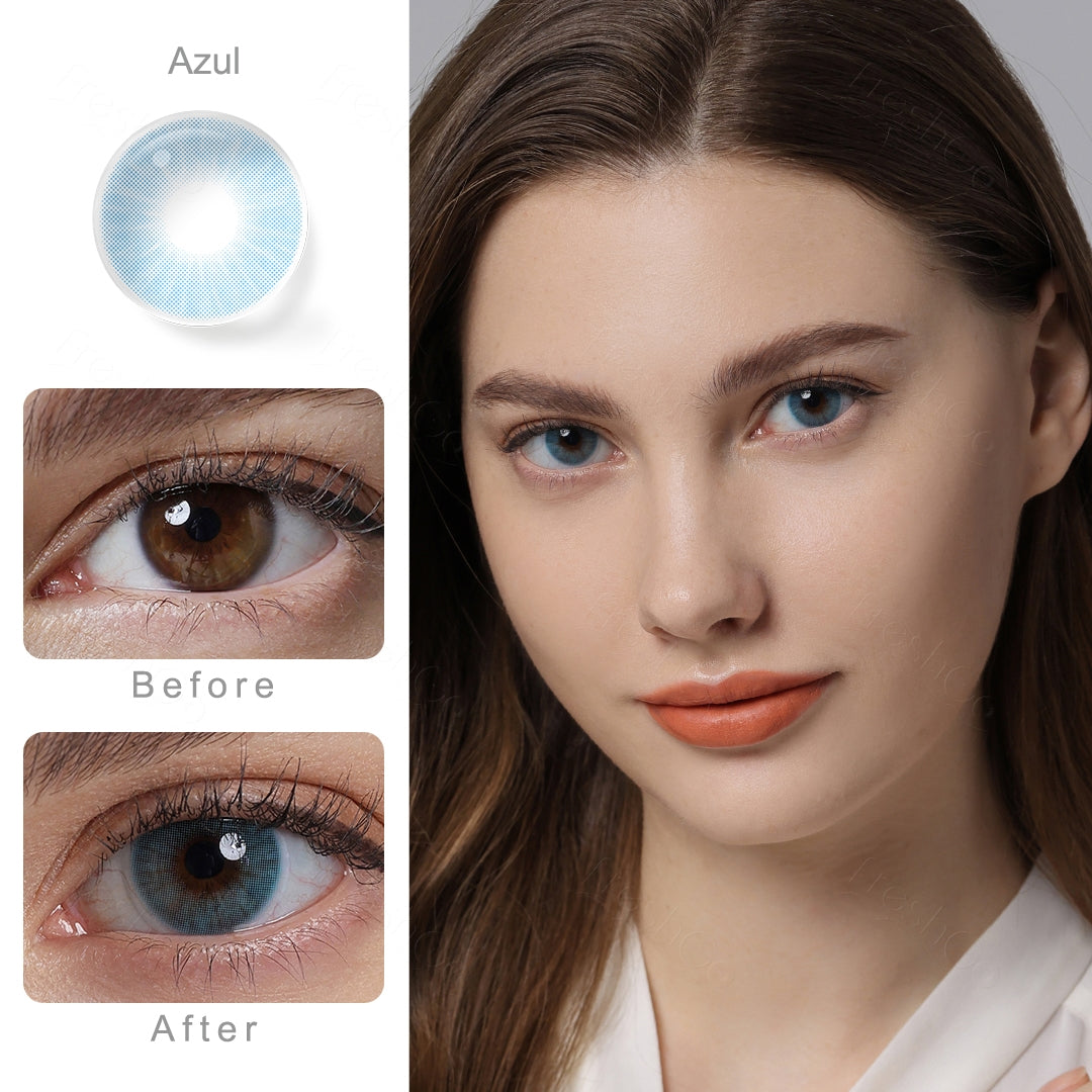 Hidrocor Azul Blue Colored Contacts Secondary image