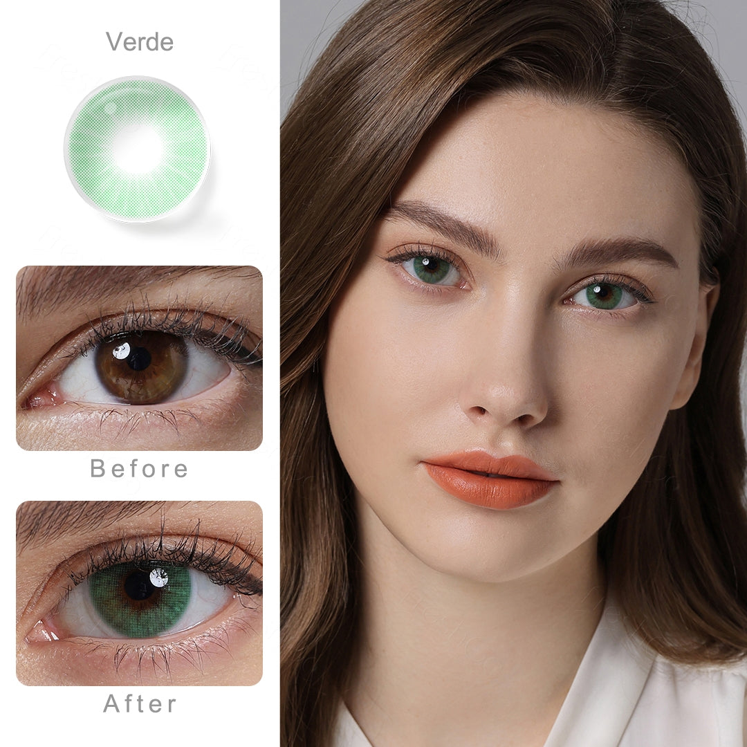 Hidrocor Verde Green Colored Contacts Secondary image