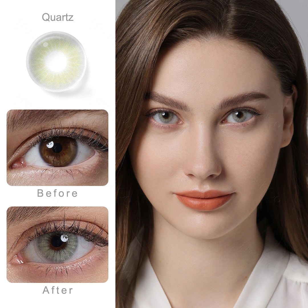 Hidrocor Quartz Gray Colored Contacts Secondary image