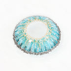 3 Tone Turquoise Colored Contacts