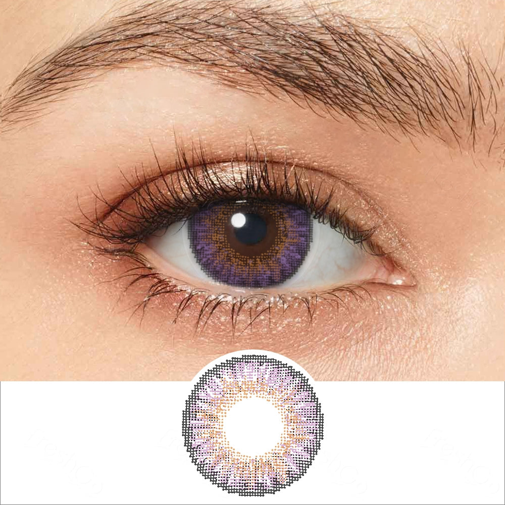 3 Tone Amethyst Colored Contacts Main image