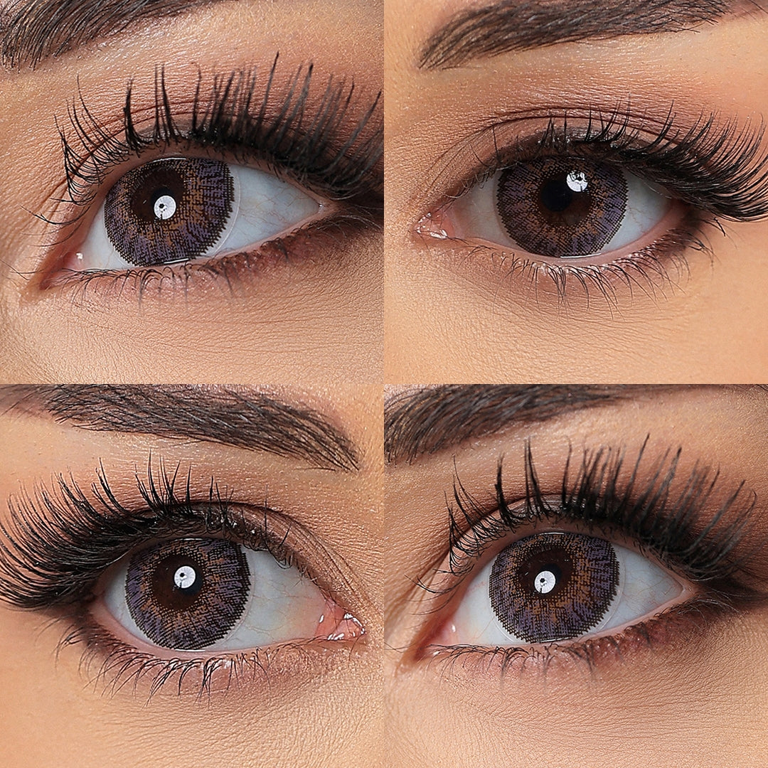 3 Tone Amethyst Colored Contacts