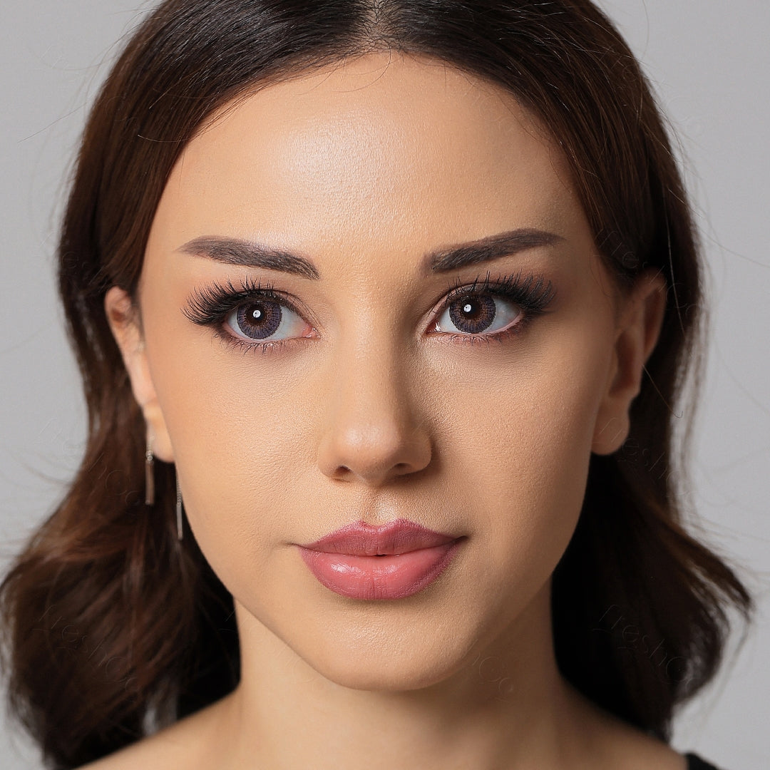 3 Tone Amethyst Colored Contacts