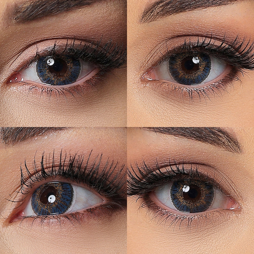 3 Tone Blue Colored Contacts