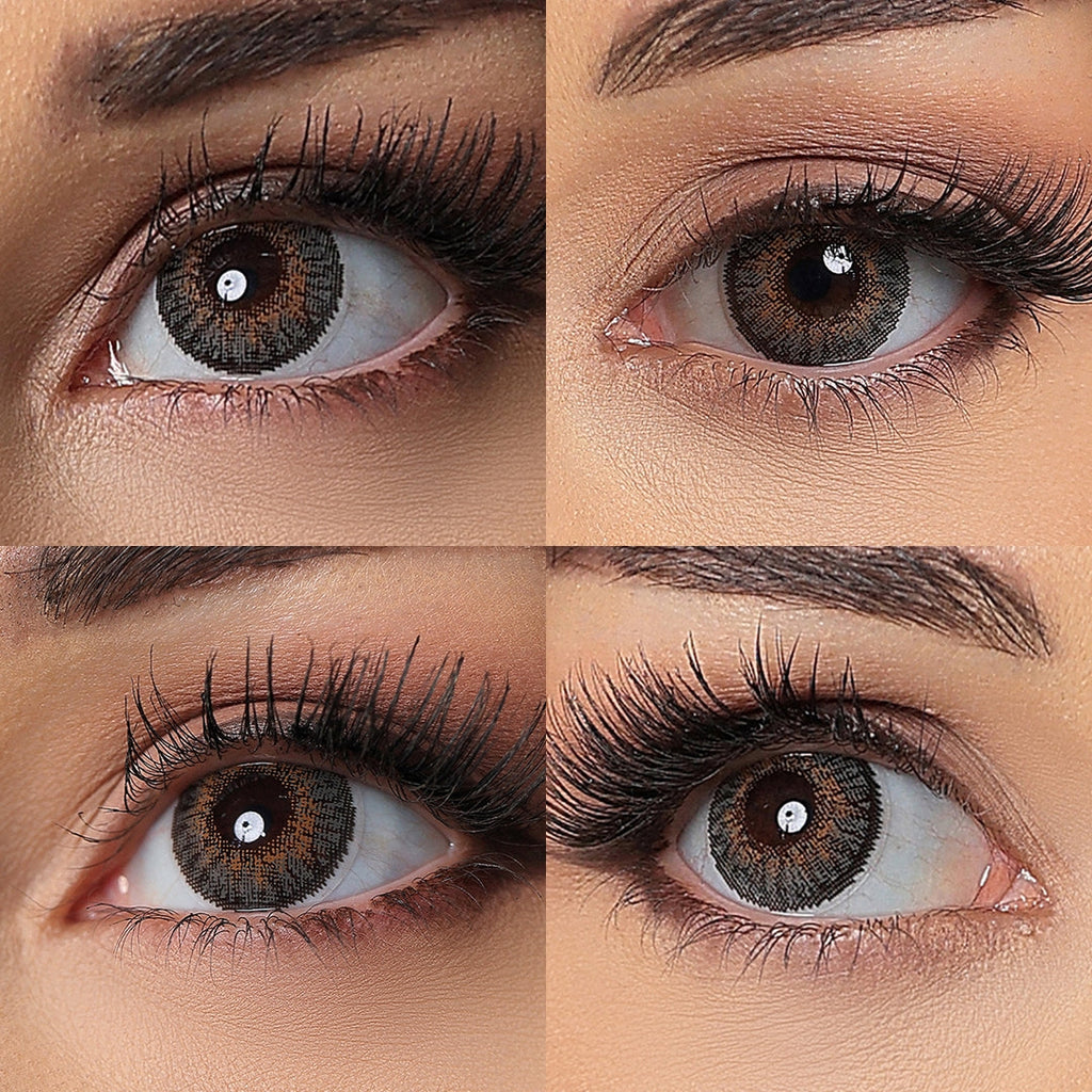 3 Tone Gray Colored Contacts