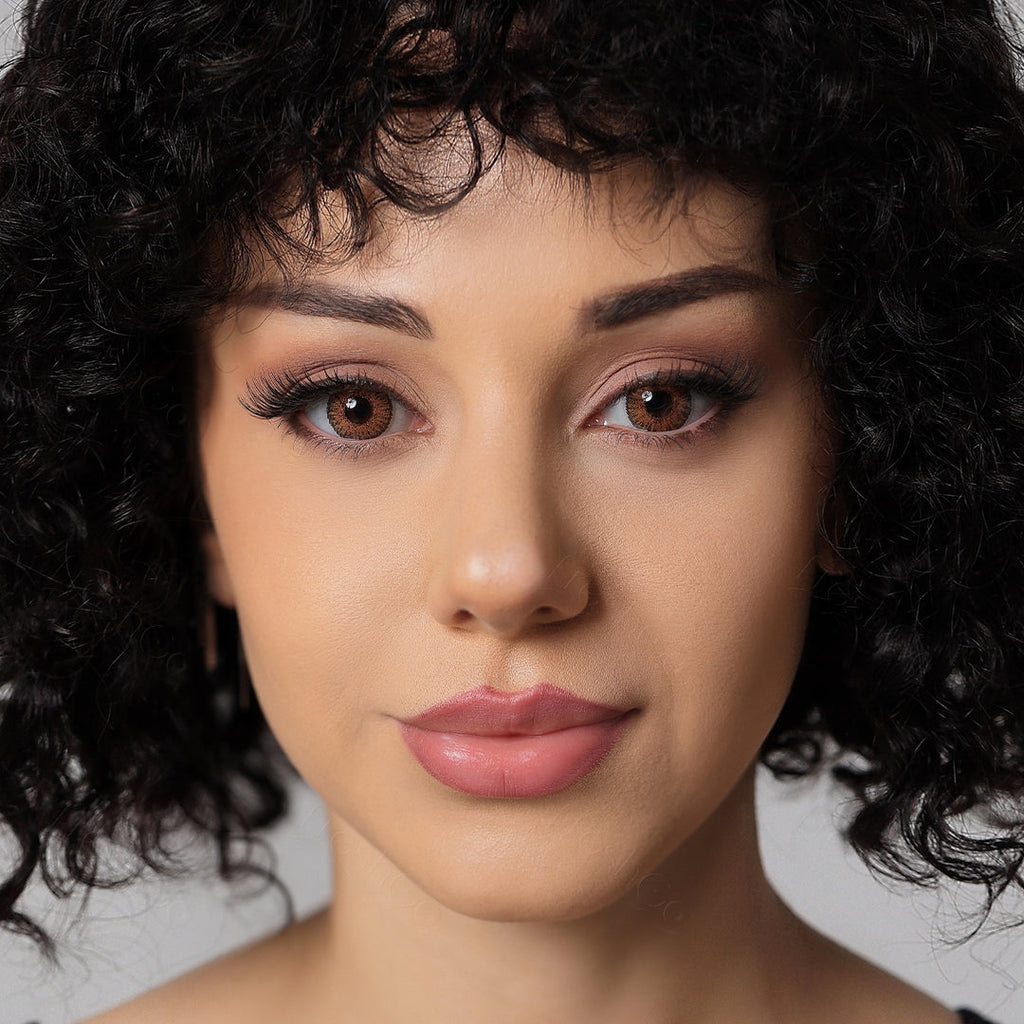 3 Tone Honey Colored Contacts
