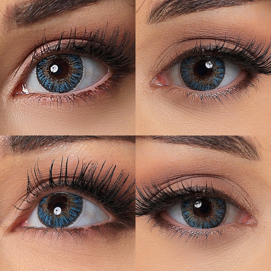 3 Tone True Sapphire Colored Contacts