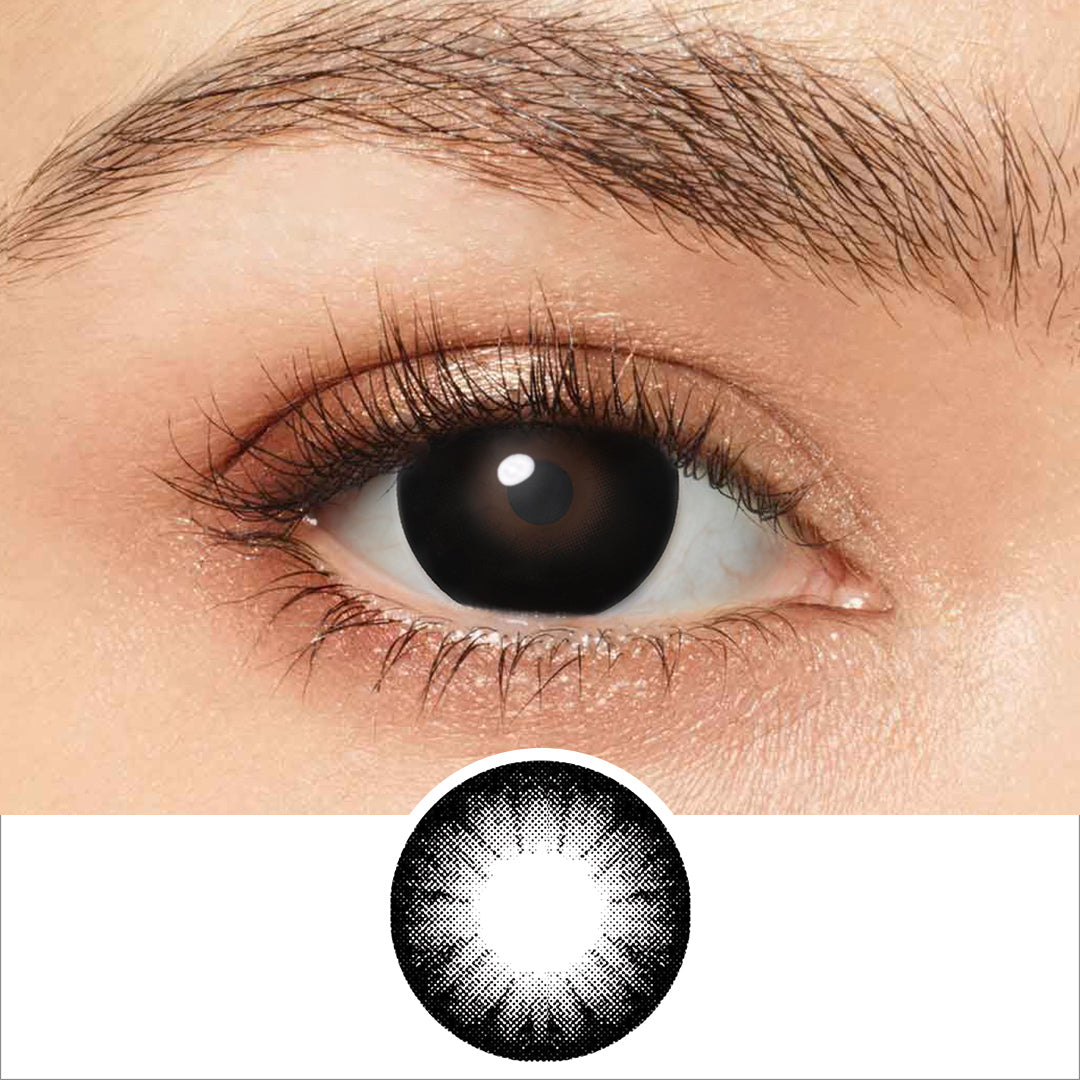 Deep Ball Black Colored Contacts Main image