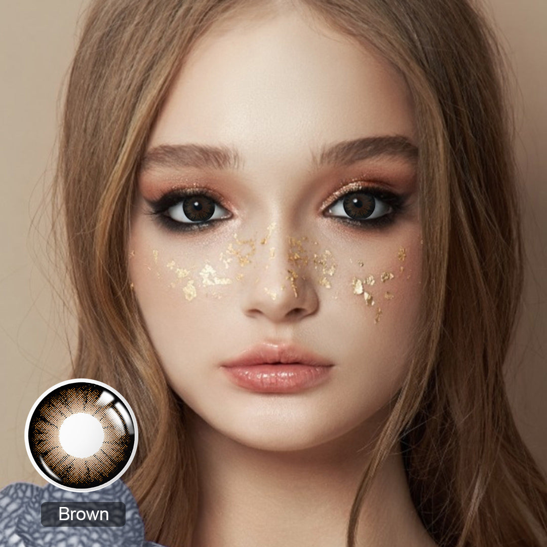 Supersize Brown Colored Contacts