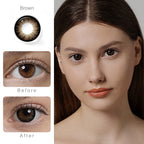 Supersize Brown Colored Contacts