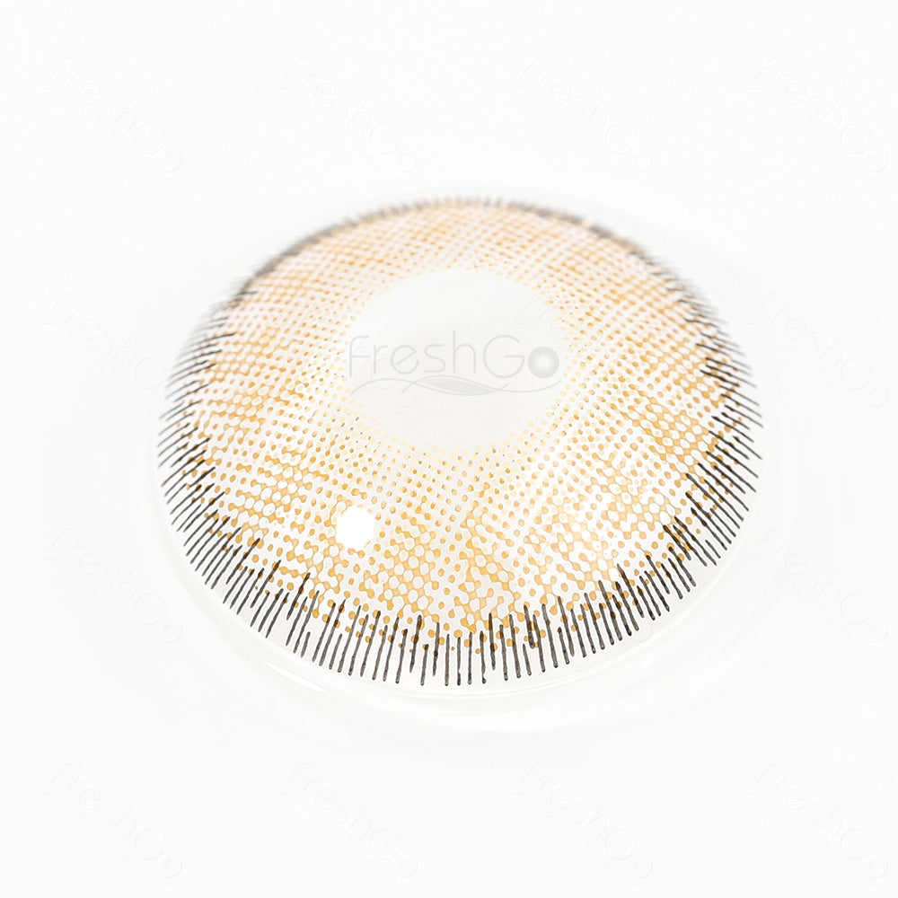 Premium Caramel Brown Colored Contacts