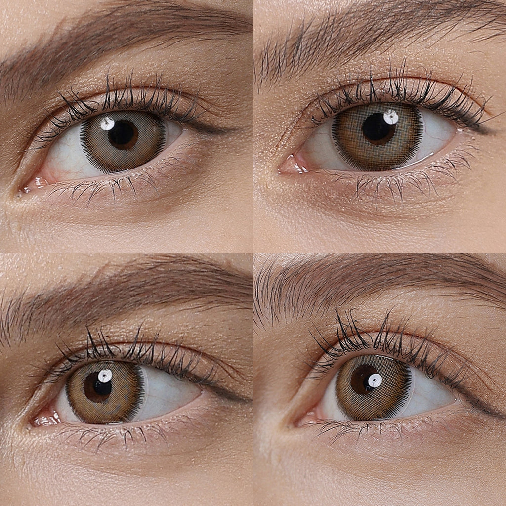 Premium Caramel Brown Colored Contacts