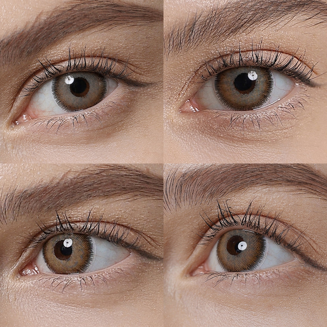 Premium Caramel Brown Colored Contacts
