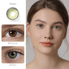Premium Green Colored Contacts