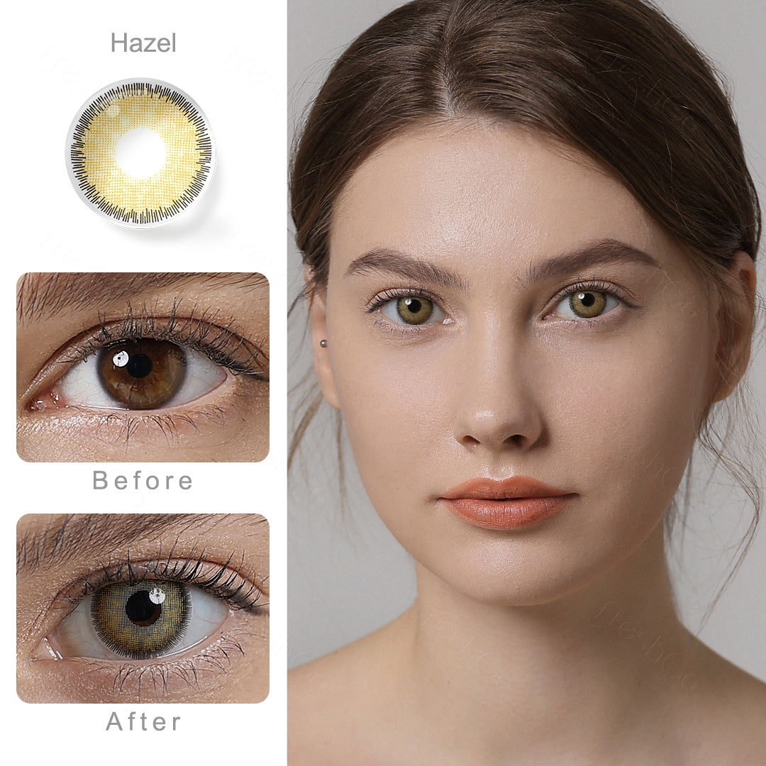 Premium Hazel Colored Contacts Secondary image