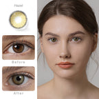 Premium Hazel Colored Contacts