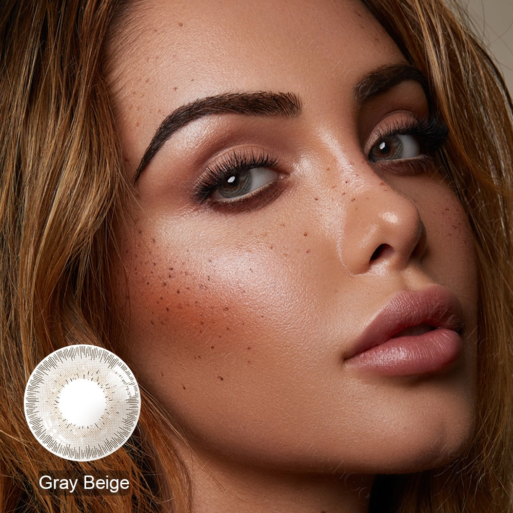 Bellalens Gray Beige Colored Contacts